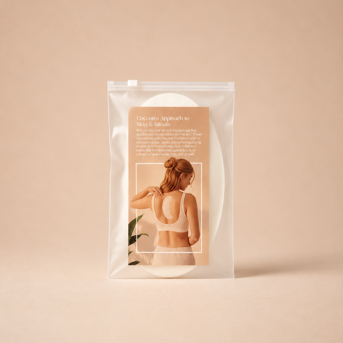 Self-Adhesive Skin-Friendly Castor Oil Patches